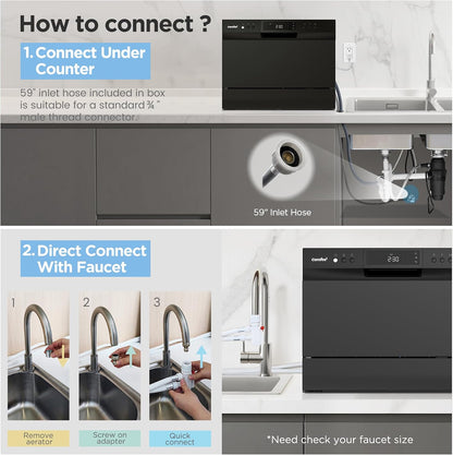 Countertop Portable Dishwasher