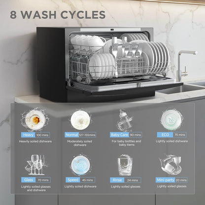 Countertop Portable Dishwasher
